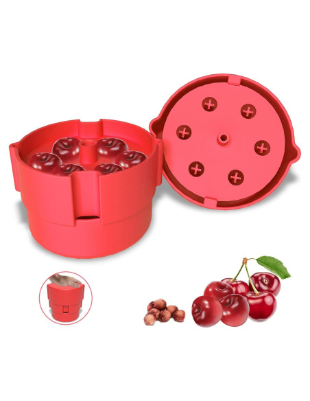 Quita Huesos de Cereza Smtoery Rojo - Fácil de Usar, 204g