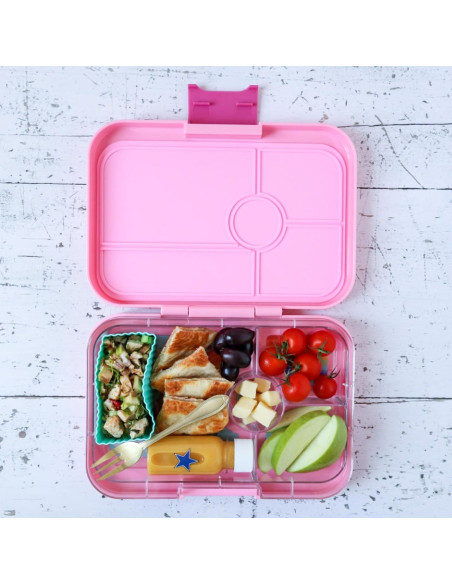 Yumbox Tapas Bento Box Rosa Capri 4 Compartimentos 4.2 Tazas Yumbox Tapas Bento Box Rosa Capri 4 Compartimentos 4.2 Tazas