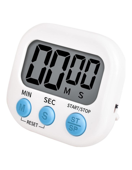 Temporizador Digital de Cocina Mitlker Blanco con Alarma Fuerte Temporizador Digital de Cocina Mitlker Blanco con Alarma Fuerte