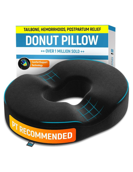Almohada Donut Ergonomic Innovations para Alivio de Coxis 44.5x35.6cm Almohada Donut Ergonomic Innovations para Alivio de Coxis 44.5x35.6cm