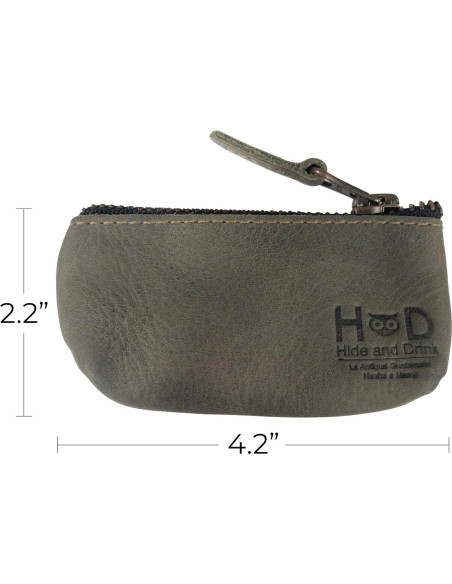 Estuche de Llaves de Cuero Hide & Drink - Vintage, Hecho a Mano Estuche de Llaves de Cuero Hide & Drink - Vintage, Hecho a Mano