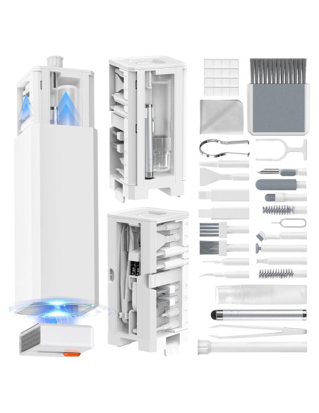 Kit de limpieza 34 en 1 Sunoyar para iPhone y laptop blanco Kit de limpieza 34 en 1 Sunoyar para iPhone y laptop blanco