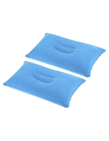 Almohada Inflable PATIKIL 2 Unidades Azul 38x24cm Camping