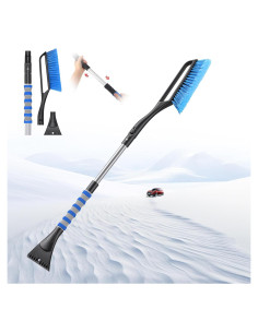 Cepillo de Nieve y Raspador de Hielo VOCAON 93.98 cm Azul