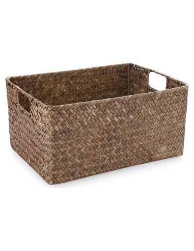 Cesta de Almacenamiento Hipiwe de Hierba Marina 31x22x16 cm