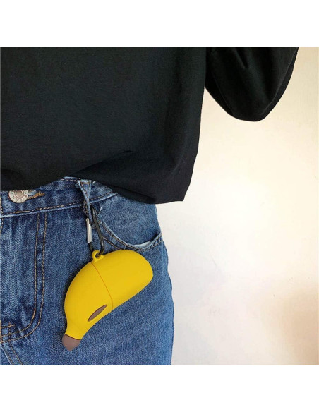 Funda Protectora Silicona ZOSTLAND para AirPods 2&1 - Banana Funda Protectora Silicona ZOSTLAND para AirPods 2&1 - Banana