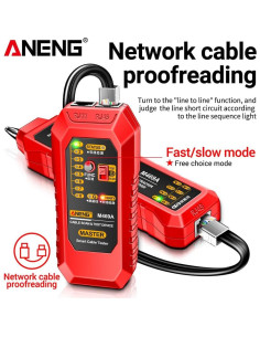 Buscador de Cable de Red M469A RJ45 RJ11 Prueba Eficiente 2
