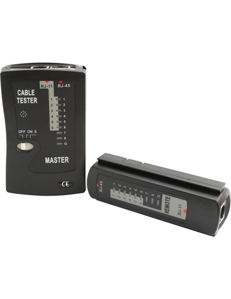Kit de Herramientas de Red Syba 50 Piezas con Probador LAN Kit de Herramientas de Red Syba 50 Piezas con Probador LAN