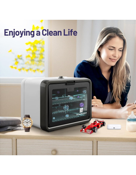Máquina de Limpieza UV 10L Kingwin con Temporizador y Sensor Máquina de Limpieza UV 10L Kingwin con Temporizador y Sensor