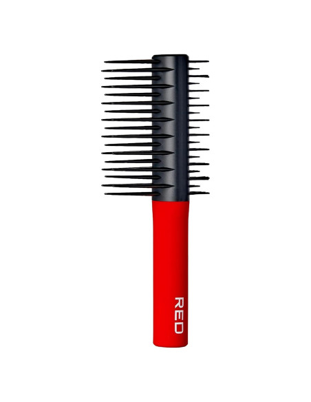 Cepillo Desenredante 2-En-1 RED by Kiss para Todo Tipo de Cabello Cepillo Desenredante 2-En-1 RED by Kiss para Todo Tipo de Cabello