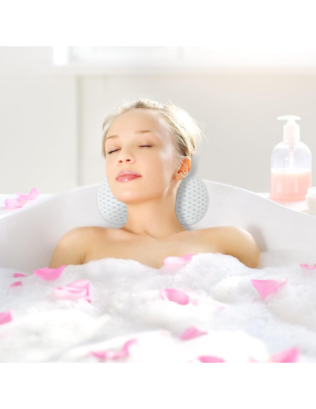 Almohada de Baño Anevna con Ventosas Antideslizantes - Malla 4D Almohada de Baño Anevna con Ventosas Antideslizantes - Malla 4D