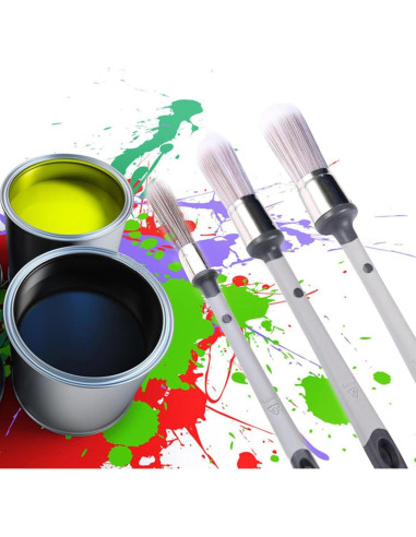 Brochas de Pintura UVEPBSMN 3 Tamaños 1.14/1.91/2.54 cm
