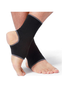 Manga de Soporte para Tobillo NeoTech Care - Compresión Media - Talla L - Color Negro
