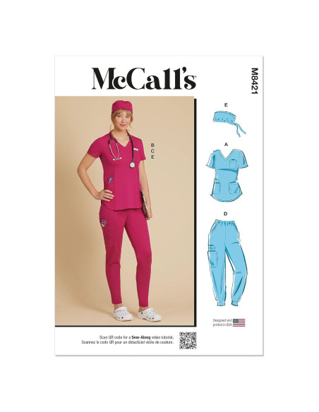 Kit de Patrón de Costura McCall's M8421 para Damas 6-14 Kit de Patrón de Costura McCall's M8421 para Damas 6-14