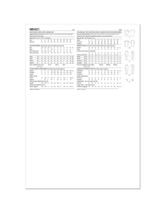 Kit de Patrón de Costura McCall's M8421 para Damas 6-14 2