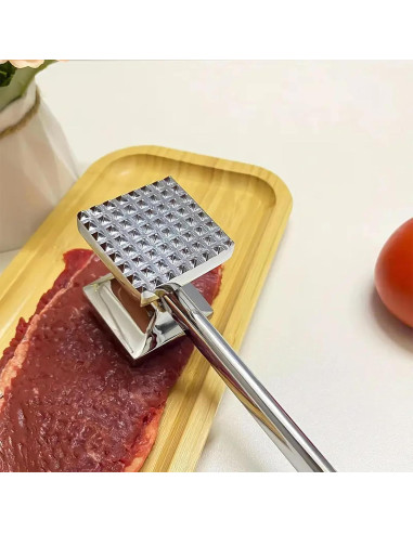 Mallet Ablandador de Carne DSKK - Acero Inoxidable 304 - 26.7 cm