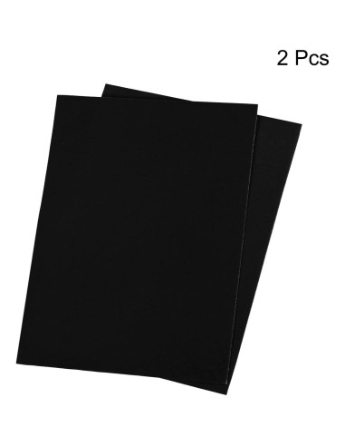 Parches de Ropa Autoadhesivos MECCANIXITY Terciopelo Negro 15x20cm