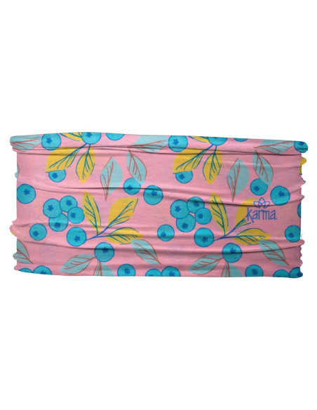 Diadema delgada para mujeres Karma - Rosa y azul - 100% poliéster Diadema delgada para mujeres Karma - Rosa y azul - 100% poliéster