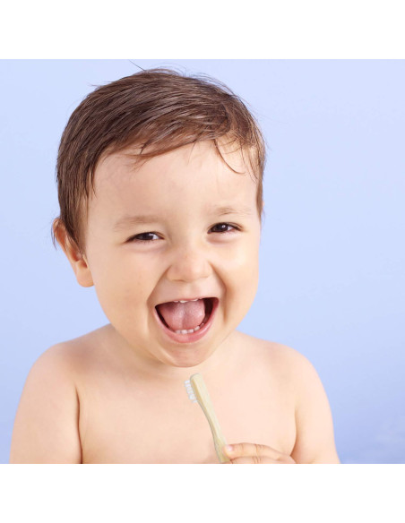 Cepillo de Dientes de Bambú Rain para Bebés - Cerdas Suaves Cepillo de Dientes de Bambú Rain para Bebés - Cerdas Suaves