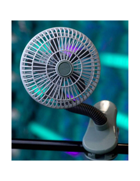 Ventilador Clip O2COOL 10 cm Batería Portátil Gris Ventilador Clip O2COOL 10 cm Batería Portátil Gris