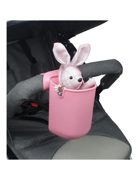 Soporte para Taza y Almacenamiento LIANXUE Negro para Cochecito Soporte para Taza y Almacenamiento LIANXUE Negro para Cochecito