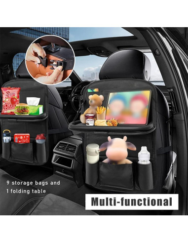 Organizador de Asiento Trasero Sylvil con Soporte para Tableta