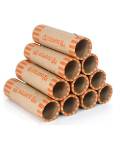 Rollos de Envolturas de Monedas Preformadas L GUSTADO 72 PCS