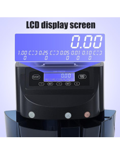 Máquina Contadora de Monedas Digital Curfair, 500 Monedas, LCD 2