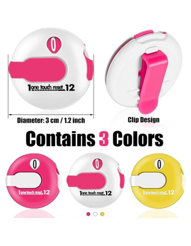 Contador de Golpes de Golf Flogolf - Set de 6 Colores