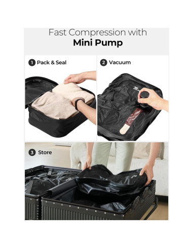 Bolsas de Vacío Reutilizables POIXM Mediano 45x35cm Impermeables