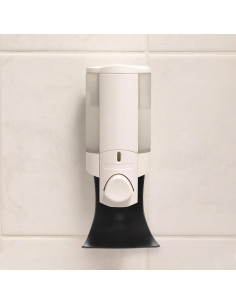 Dispensador de Jabón de Pared Yardwe con Bandeja de Goteo 17.78x12.95cm 2