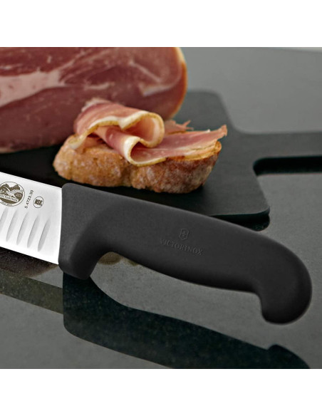 Cuchillo de Rebanar Victorinox Fibrox Pro 30 cm Hoja Granton Cuchillo de Rebanar Victorinox Fibrox Pro 30 cm Hoja Granton