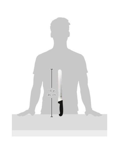 Cuchillo de Rebanar Victorinox Fibrox Pro 30 cm Hoja Granton