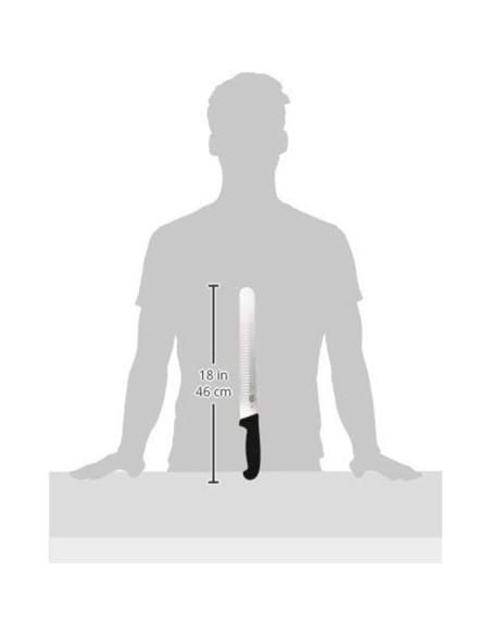 Cuchillo de Rebanar Victorinox Fibrox Pro 30 cm Hoja Granton Cuchillo de Rebanar Victorinox Fibrox Pro 30 cm Hoja Granton