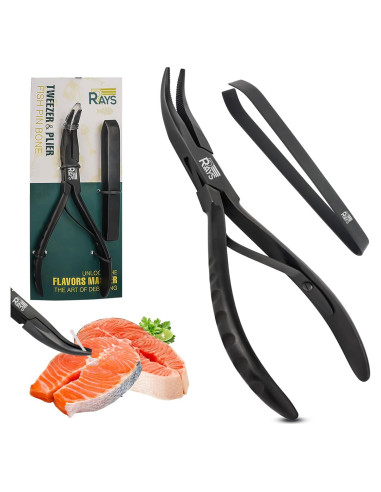 Pinzas de Huesos de Pescado RRAYS - Acero Inoxidable, Pequeñas