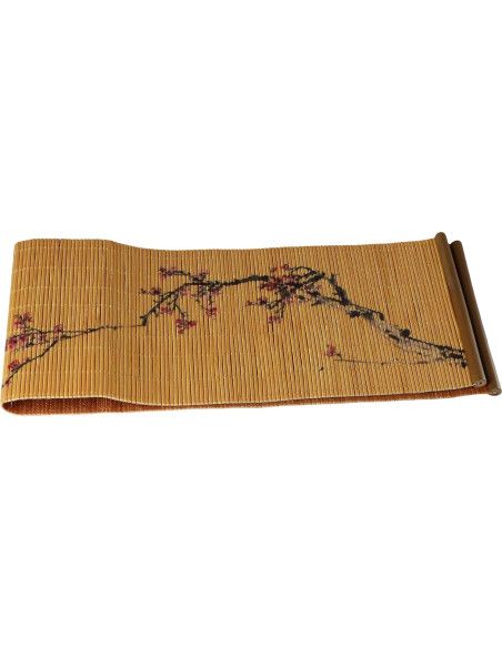Mantel de Bambú Natural Leadigol 45x10 cm Antideslizante Mantel de Bambú Natural Leadigol 45x10 cm Antideslizante