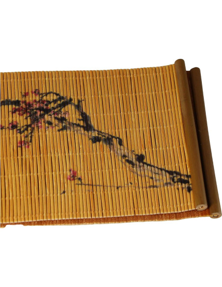 Mantel de Bambú Natural Leadigol 45x10 cm Antideslizante Mantel de Bambú Natural Leadigol 45x10 cm Antideslizante