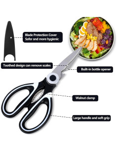 Tijeras de Cocina Slarsenra Acero Inoxidable 20.7cm 2 Piezas 2