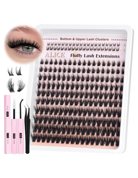 Kit de Extensiones de Pestañas ALICE 6-18mm Volumen Wispy Kit de Extensiones de Pestañas ALICE 6-18mm Volumen Wispy