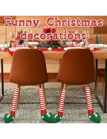 4 Fundas para Patas de Sillas Navidad Denylo Pro Antideslizantes 4 Fundas para Patas de Sillas Navidad Denylo Pro Antideslizantes