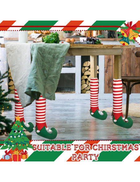 4 Fundas para Patas de Sillas Navidad Denylo Pro Antideslizantes 4 Fundas para Patas de Sillas Navidad Denylo Pro Antideslizantes