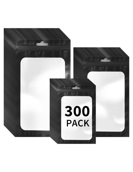 300 Bolsas Mylar Reutilizables Babyfond 3 Tamaños a Prueba de Olores 300 Bolsas Mylar Reutilizables Babyfond 3 Tamaños a Prueba de Olores