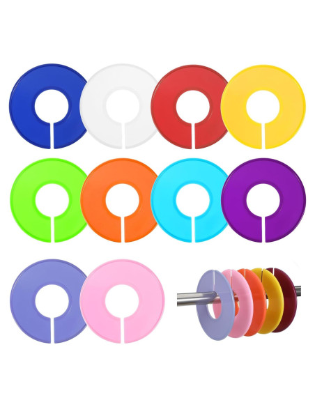 10 Divisores de Closet Yuomeaz para Ropa Colgante Multicolor 10 Divisores de Closet Yuomeaz para Ropa Colgante Multicolor