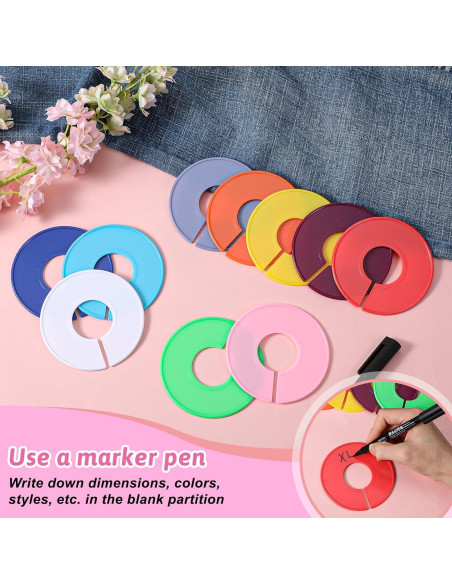 10 Divisores de Closet Yuomeaz para Ropa Colgante Multicolor 10 Divisores de Closet Yuomeaz para Ropa Colgante Multicolor