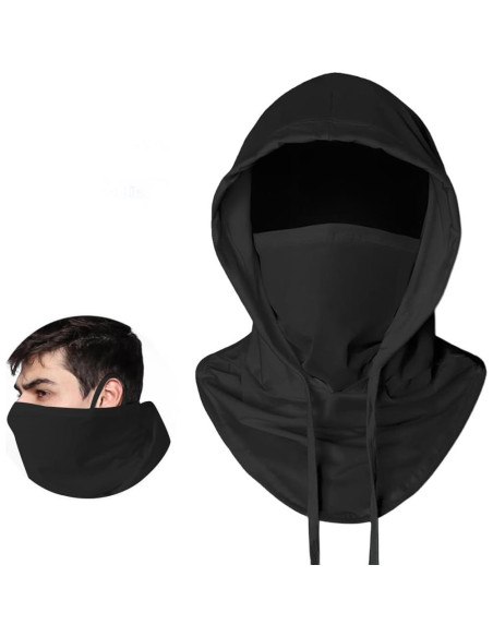 Máscara Balaclava Refrigerante UV Unisex Negra - Protección Solar Máscara Balaclava Refrigerante UV Unisex Negra - Protección Solar