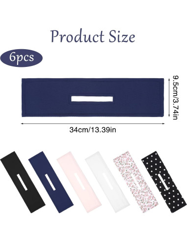 6 Piezas Creador de Moños Deft Hair Bun Maker Multicolor