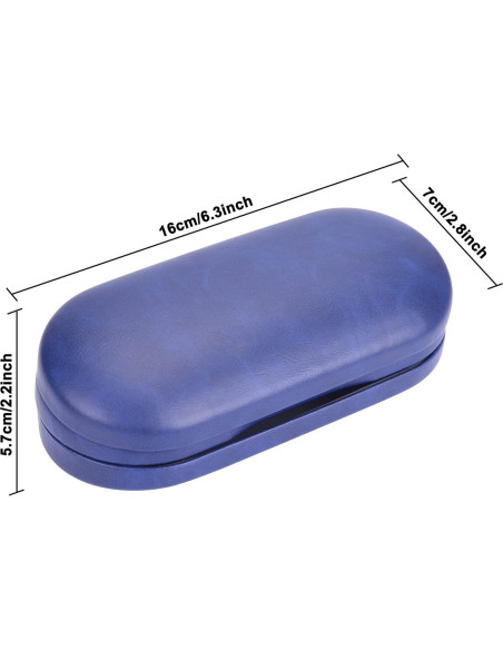 Estuche 2 en 1 Muf para Lentes de Contacto y Gafas Azul Estuche 2 en 1 Muf para Lentes de Contacto y Gafas Azul