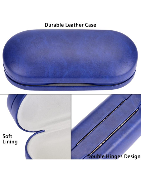 Estuche 2 en 1 Muf para Lentes de Contacto y Gafas Azul Estuche 2 en 1 Muf para Lentes de Contacto y Gafas Azul