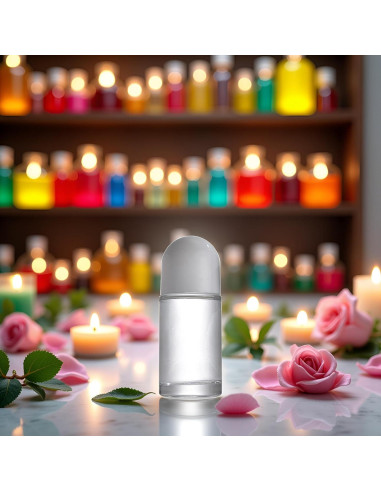 Botella Rodante de Vidrio 50ml PurYupearl a Prueba de Fugas