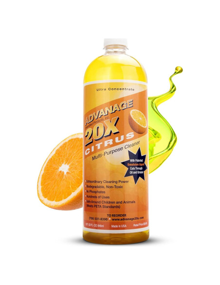 Limpiador Multiusos Concentrado Advanage 20X Cítrico 0.95L Limpiador Multiusos Concentrado Advanage 20X Cítrico 0.95L